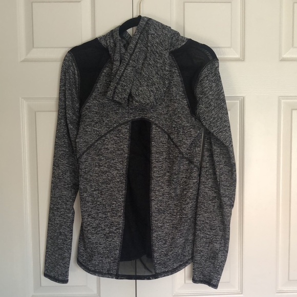 Express Core Performance ExpCore Gray Full Zip Athletic Track Jacket Women's S - Picture 2 of 3